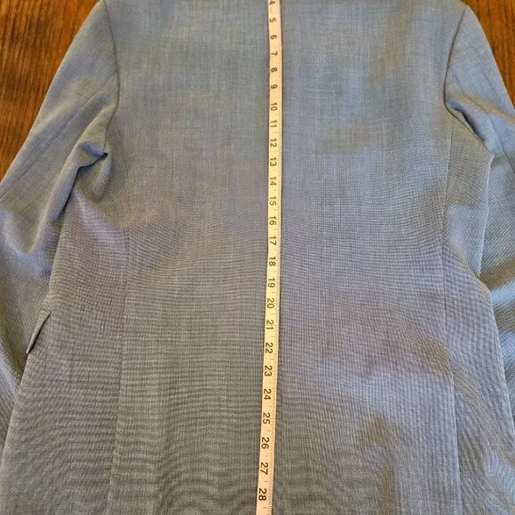 NWT Zara Men's Suit Jacket Blazer Blue - Picture 5 of 6